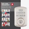 imageKwikset Powerbolt 250 10Button Keypad Satin Nickel Transitional Electronic Deadbolt Door Lock Featuring Convenient Keyless Entry Customizable User Codes Auto LockingSatin Nickel