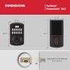 imageKwikset Powerbolt 250 10Button Keypad Satin Nickel Transitional Electronic Deadbolt Door Lock Featuring Convenient Keyless Entry Customizable User Codes Auto LockingVenetian Bronze