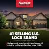 imageKwikset San Clemente Front Door Lock Handle and Deadbolt Set Entry Handleset Exterior with Interior Reversible Lever Matte Black Pick Resistant SmartKey Rekey Deadbolt SecurityMatte Black