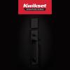 imageKwikset San Clemente Front Door Lock Handle and Deadbolt Set Entry Handleset Exterior with Interior Reversible Lever Matte Black Pick Resistant SmartKey Rekey Deadbolt SecurityMatte Black