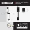 imageKwikset San Clemente Front Door Lock Handle and Deadbolt Set Entry Handleset Exterior with Interior Reversible Lever Matte Black Pick Resistant SmartKey Rekey Deadbolt SecurityMatte Black