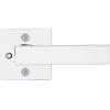 imageKwikset Singapore Interior Privacy Door Handle with Lock Door Lever for Bathroom and Bedroom Matte Black Reversible Keyless Turn Lock with Microban Protection Pack of 4Polished Chrome