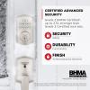 imageKwikset SmartCode 260 Keyless Entry Electronic Keypad Deadbolt Door Lock with AutoLock Custom User Codes Advanced Security in Satin Nickel ContemporarySatin Nickel