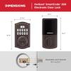 imageKwikset SmartCode 260 Keyless Entry Electronic Keypad Deadbolt Door Lock with AutoLock Custom User Codes Advanced Security in Satin Nickel ContemporaryVenetian Bronze