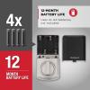 imageKwikset SmartCode 260 Keyless Entry Electronic Keypad Deadbolt Door Lock with AutoLock Custom User Codes Advanced Security in Satin Nickel ContemporarySatin Nickel