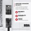 imageKwikset SmartCode 260 Keyless Entry Electronic Keypad Deadbolt Door Lock with AutoLock Custom User Codes Advanced Security in Satin Nickel ContemporaryMatte Black