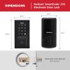 imageKwikset SmartCode 270 Keyless Entry Electronic Touchpad Deadbolt Door Lock with AutoLock Custom User Codes Advanced Security in Matte Black ContemporaryMatte Black