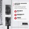 imageKwikset SmartCode 270 Keyless Entry Electronic Touchpad Deadbolt Door Lock with AutoLock Custom User Codes Advanced Security in Venetian Bronze TraditionalMatte Black