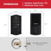 imageKwikset SmartCode 270 Keyless Entry Electronic Touchpad Deadbolt Door Lock with AutoLock Custom User Codes Advanced Security in Venetian Bronze TraditionalMatte Black
