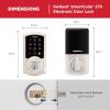 imageKwikset SmartCode 270 Keyless Entry Electronic Touchpad Deadbolt Door Lock with AutoLock Custom User Codes Advanced Security in Venetian Bronze TraditionalSatin Nickel