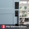 imageKwikset SmartCode 270 Keyless Entry Electronic Touchpad Deadbolt Door Lock with AutoLock Custom User Codes Advanced Security in Venetian Bronze TraditionalSatin Nickel