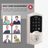 imageKwikset SmartCode 270 Keyless Entry Electronic Touchpad Deadbolt Door Lock with AutoLock Custom User Codes Advanced Security in Venetian Bronze TraditionalSatin Nickel