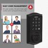 imageKwikset SmartCode 270 Keyless Entry Electronic Touchpad Deadbolt Door Lock with AutoLock Custom User Codes Advanced Security in Venetian Bronze TraditionalMatte Black