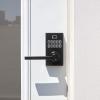 imageKwikset SmartCode 917 Keypad Keyless Entry Residential Electronic Lever Lock Deadbolt Alternative with Halifax Door Handle SmartKey Security Matte Black ContemporaryMatte Black