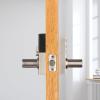 imageKwikset SmartCode 917 Keypad Keyless Entry Traditional Residential Electronic Lever Deadbolt Alternative with Tustin Door Handle and SmartKey Security Satin NickelSatin Nickel