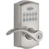 imageKwikset SmartCode 955 Pembroke Light Commercial 10Button Keypad Electronic Lever Featuring Convenient Keyless Entry 3Year Battery Life and High Traffic Durability Venetian BronzeSatin Nickel
