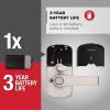 imageKwikset SmartCode 955 Pembroke Light Commercial 10Button Keypad Electronic Lever Featuring Convenient Keyless Entry 3Year Battery Life and High Traffic Durability Venetian BronzeSatin Nickel