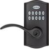 imageKwikset SmartCode 955 Pembroke Light Commercial 10Button Keypad Electronic Lever Featuring Convenient Keyless Entry 3Year Battery Life and High Traffic Durability Venetian BronzeMatte Black