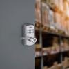 imageKwikset SmartCode 955 Pembroke Light Commercial 10Button Keypad Electronic Lever Featuring Convenient Keyless Entry 3Year Battery Life and High Traffic Durability Venetian BronzeSatin Chrome