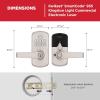 imageKwikset SmartCode 955 Pembroke Light Commercial 10Button Keypad Electronic Lever Featuring Convenient Keyless Entry 3Year Battery Life and High Traffic Durability Venetian BronzeSatin Nickel
