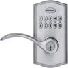 imageKwikset SmartCode 955 Pembroke Light Commercial 10Button Keypad Electronic Lever Featuring Convenient Keyless Entry 3Year Battery Life and High Traffic Durability Venetian BronzeSatin Chrome