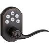 imageKwikset Smartcode 912 ZWave Plus Keypad Lever Deadbolt Door Lock OneTouch Locking and AutoLock Enabled with Reversible Tustin Levers and SmartKey Security Venetian BronzeVenetian Bronze