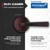 imageKwikset Trafford Interior Passage Door Handle Lever for Closet and Hallway Doors Reversible NonLocking Handle Lever Matte Black with Microban ProtectionVenetian Bronze
