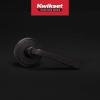imageKwikset Trafford Interior Passage Door Handle Lever for Closet and Hallway Doors Reversible NonLocking Handle Lever Matte Black with Microban ProtectionVenetian Bronze
