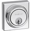 imageKwikset 816 Key Control Deadbolt Lock Satin Nickel Round Exterior Keyed Front Entry Door Pick Resistant SmartKey Rekey Security Single Cylinder Dead Bolt with Microban ProtectionPolished Chrome