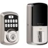 imageKwikset 99420001 Aura Bluetooth Programmable Keypad Door Lock Deadbolt Featuring SmartKey Security Satin NickelSatin Nickel