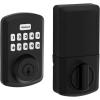 imageKwikset Powerbolt 250 10Button Keypad Satin Nickel Transitional Electronic Deadbolt Door Lock Featuring Convenient Keyless Entry Customizable User Codes Auto LockingMatte Black