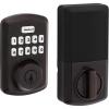 imageKwikset Powerbolt 250 10Button Keypad Satin Nickel Transitional Electronic Deadbolt Door Lock Featuring Convenient Keyless Entry Customizable User Codes Auto LockingVenetian Bronze