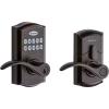 imageKwikset SmartCode 955 Pembroke Light Commercial 10Button Keypad Electronic Lever Featuring Convenient Keyless Entry 3Year Battery Life and High Traffic Durability Venetian BronzeVenetian Bronze