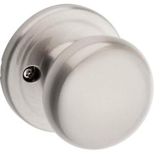 imageKwikset Juno Entry Door Knob with Lock and Key Secure Keyed Handle Exterior Front Entrance and Bedroom Polished Brass Pick Resistant SmartKey Rekey SecuritySatin Nickel