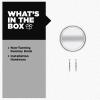 imageKwikset Maven Dummy Door Knob Single Sided Handle for Closets French Double Doors and Pantry Polished Chrome NonTurning Round Interior PushPull Door Knob with Microban Protection