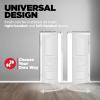 imageKwikset Maven Interior Passage Door Knob Handle for Closet and Hallway Doors Round NonLocking Doorknob in Satin Nickel with Microban Protection