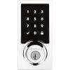 imageKwikset SmartCode 916 ZWave Smart Lock Keyless Entry Ring Compatible Door Lock Touchscreen Electronic Deadbolt SmartKey ReKey Security Smart Hub Required Contemporary Satin NickelPolished Chrome