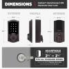 imageKwikset SmartCode 916 ZWave Smart Lock Keyless Entry Ring Compatible Door Lock Touchscreen Electronic Deadbolt SmartKey ReKey Security Smart Hub Required Contemporary Satin NickelVenetian Bronze