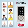 imageKwikset SmartCode 916 ZWave Smart Lock Keyless Entry Ring Compatible Door Lock Touchscreen Electronic Deadbolt SmartKey ReKey Security Smart Hub Required Contemporary Satin NickelSatin Nickel