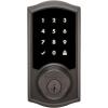 imageKwikset SmartCode 916 ZWave Smart Lock Keyless Entry Ring Compatible Door Lock Touchscreen Electronic Deadbolt SmartKey ReKey Security Smart Hub Required Contemporary Satin NickelVenetian Bronze