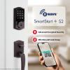 imageKwikset SmartCode 916 ZWave Smart Lock Keyless Entry Ring Compatible Door Lock Touchscreen Electronic Deadbolt SmartKey ReKey Security Smart Hub Required Contemporary Satin NickelVenetian Bronze