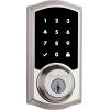 imageKwikset SmartCode 916 ZWave Smart Lock Keyless Entry Ring Compatible Door Lock Touchscreen Electronic Deadbolt SmartKey ReKey Security Smart Hub Required Contemporary Satin NickelSatin Nickel