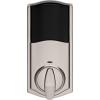 imageKwikset SmartCode 916 ZWave Smart Lock Keyless Entry Ring Compatible Door Lock Touchscreen Electronic Deadbolt SmartKey ReKey Security Smart Hub Required Contemporary Satin NickelSatin Nickel