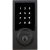 imageKwikset SmartCode 916 ZWave Smart Lock Keyless Entry Ring Compatible Door Lock Touchscreen Electronic Deadbolt SmartKey ReKey Security Smart Hub Required Contemporary Satin NickelMatte Black