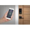 imageKwikset SmartCode 916 ZWave Smart Lock Keyless Entry Ring Compatible Door Lock Touchscreen Electronic Deadbolt SmartKey ReKey Security Smart Hub Required Contemporary Satin NickelMatte Black