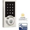 imageKwikset SmartCode 916 ZWave Smart Lock Keyless Entry Ring Compatible Door Lock Touchscreen Electronic Deadbolt SmartKey ReKey Security Smart Hub Required Contemporary Satin NickelSatin Nickel