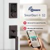 imageKwikset SmartCode 916 ZWave Smart Lock Keyless Entry Ring Compatible Door Lock Touchscreen Electronic Deadbolt SmartKey ReKey Security Smart Hub Required Contemporary Satin NickelVenetian Bronze