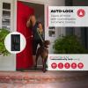 imageKwikset SmartCode 916 ZWave Smart Lock Keyless Entry Ring Compatible Door Lock Touchscreen Electronic Deadbolt SmartKey ReKey Security Smart Hub Required Contemporary Satin NickelMatte Black