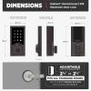 imageKwikset SmartCode 916 ZWave Smart Lock Keyless Entry Ring Compatible Door Lock Touchscreen Electronic Deadbolt SmartKey ReKey Security Smart Hub Required Contemporary Satin NickelVenetian Bronze