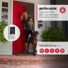imageKwikset SmartCode 916 ZWave Smart Lock Keyless Entry Ring Compatible Door Lock Touchscreen Electronic Deadbolt SmartKey ReKey Security Smart Hub Required Contemporary Satin NickelSatin Nickel
